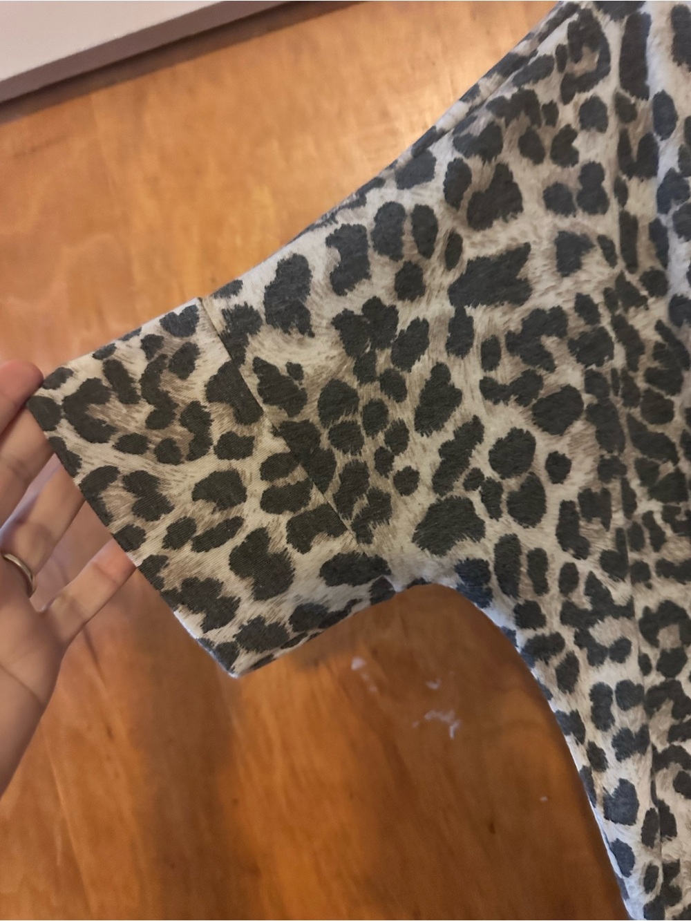 HEIMISH USA brown & black Leopard Print Short Sleeve Tee - Picture 3 of 5